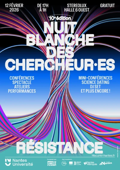 Affiche de la Nuit Blanche des Chercheurs 2026